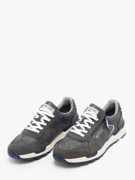 Sneakers Mustang Grijs men 4186311 ander zicht 1